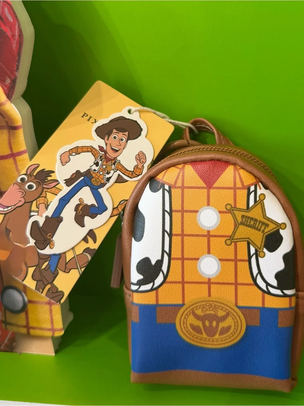 Disney Pixar Collection Backpack-Design Coin Purse(Woody)